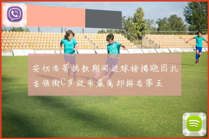 安切洛蒂执教期间进球榜揭晓因扎吉领衔C罗效率最高却排名第五